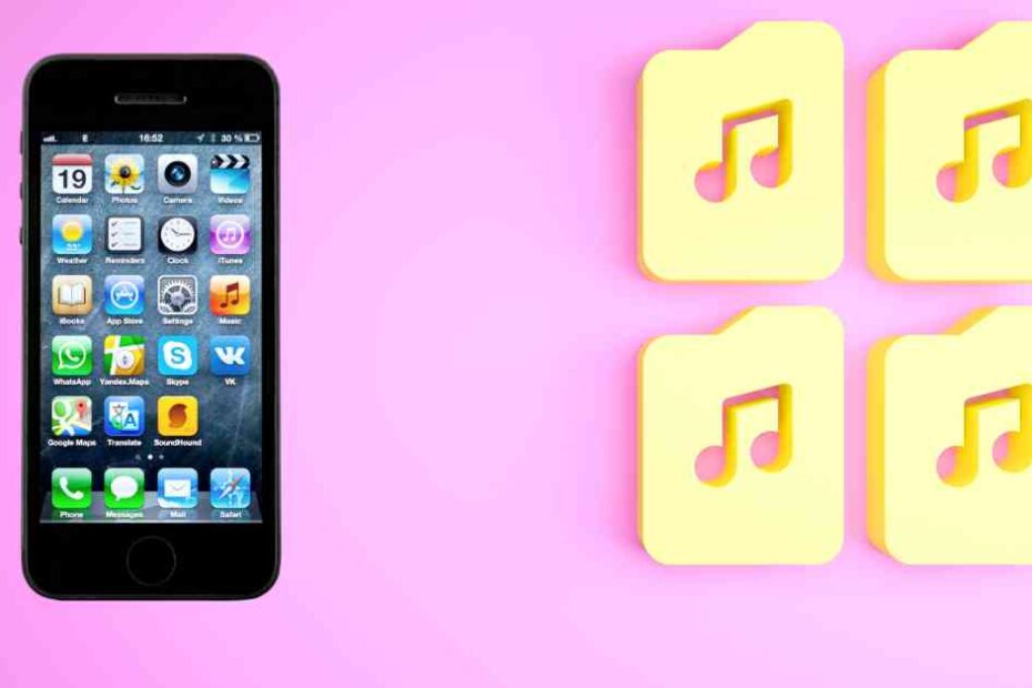 where do audio files save on an iphone